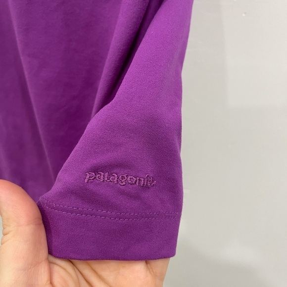 Patagonia Innerspace Purple Tank Top Built-In Bra - Picture 3 of 8